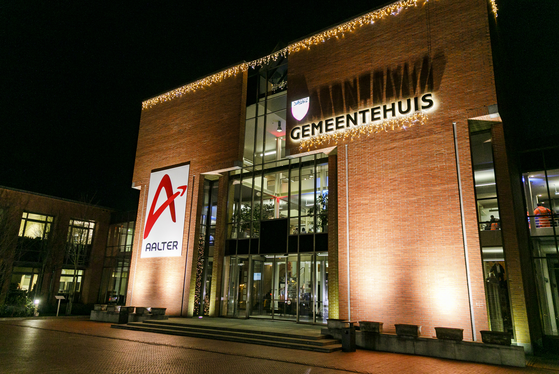 Gemeentehuis Aalter Nacht